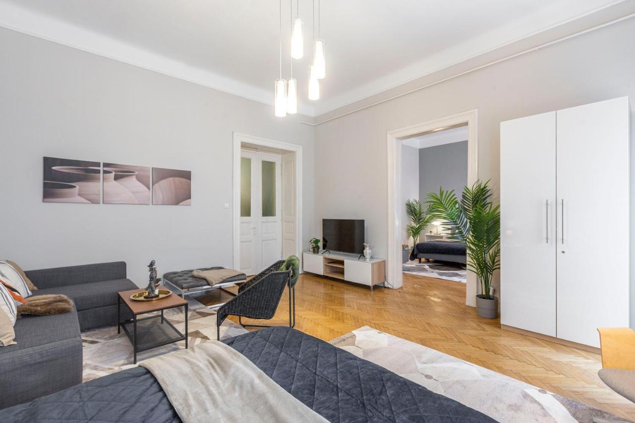 Spacious & Cozy Downtown Apartment With Balcony บูดาเปสต์ ภายนอก รูปภาพ