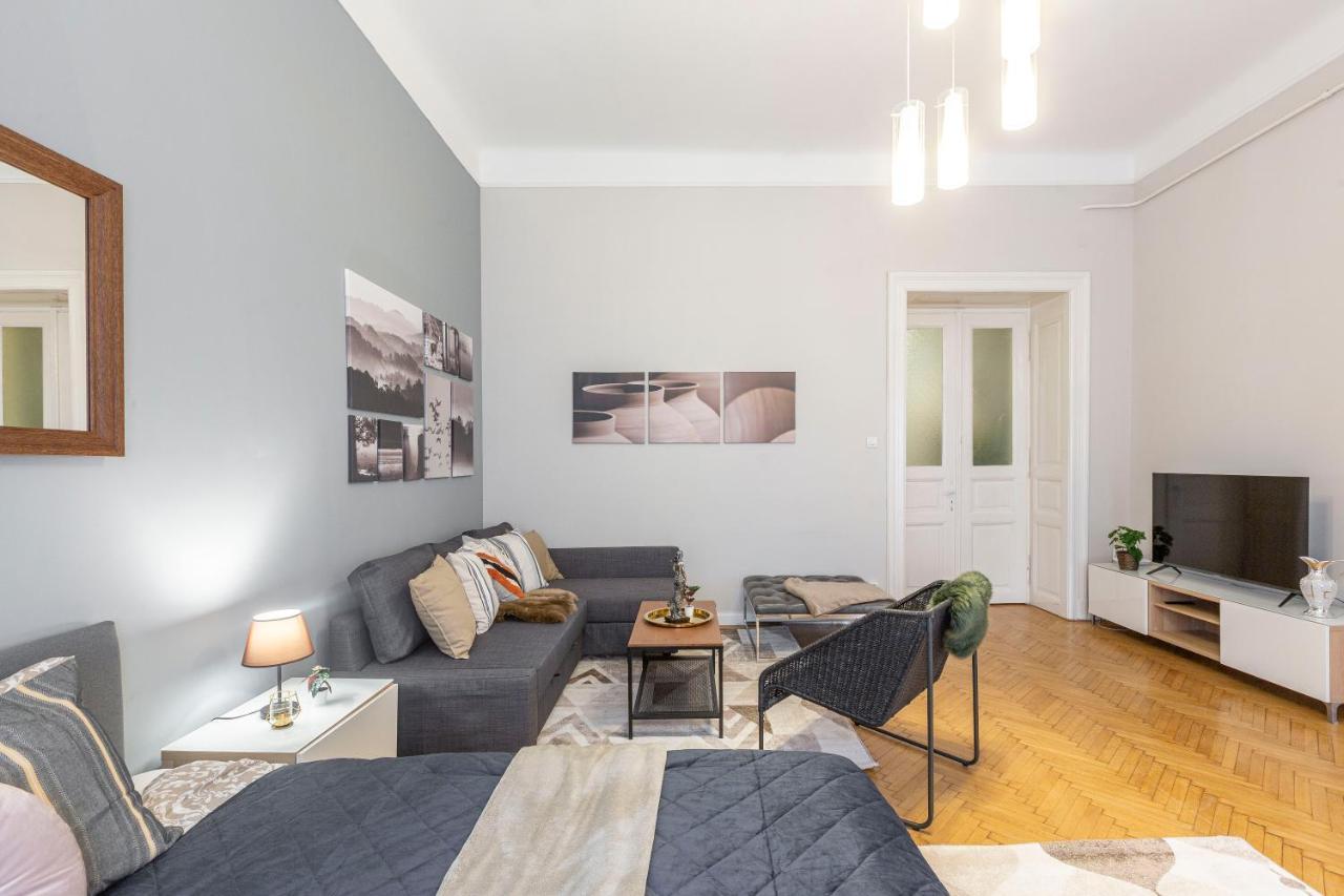 Spacious & Cozy Downtown Apartment With Balcony บูดาเปสต์ ภายนอก รูปภาพ